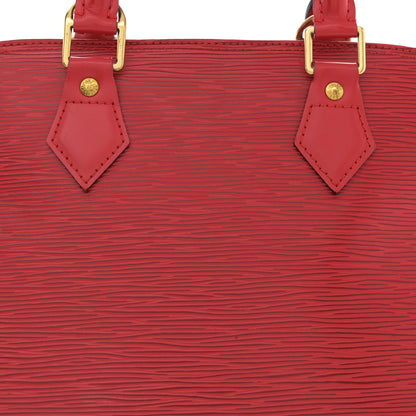 Louis Vuitton Epi Alma PM Castillan Red 9 of 16