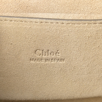 Chloe Suede Calfskin Mini Faye Bracelet Bag Airy Grey 6 of 14