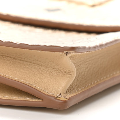 MCM Visetos Crossbody Phone Case Gold 9 of 10