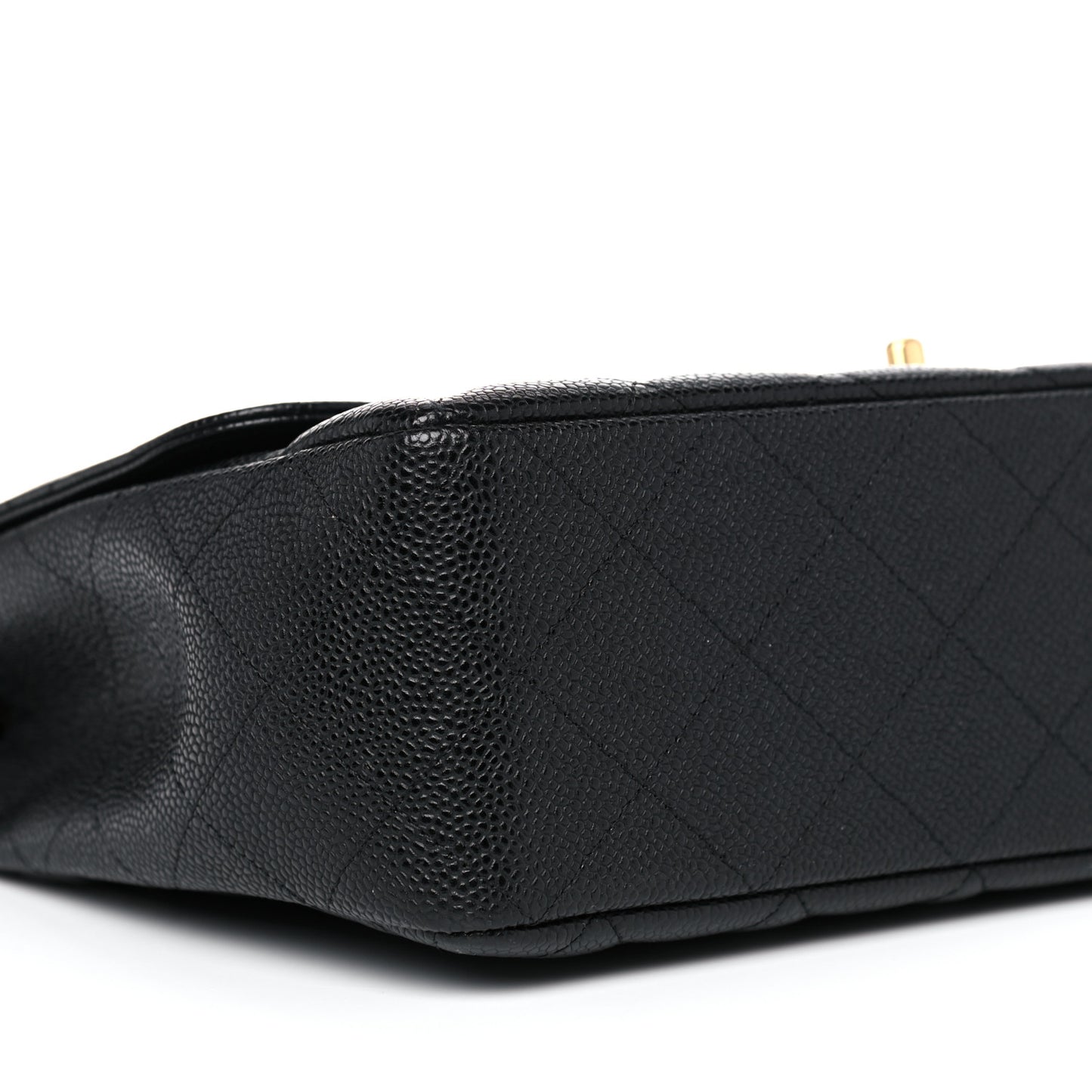 Caviar Quilted Jumbo Single Flap Black