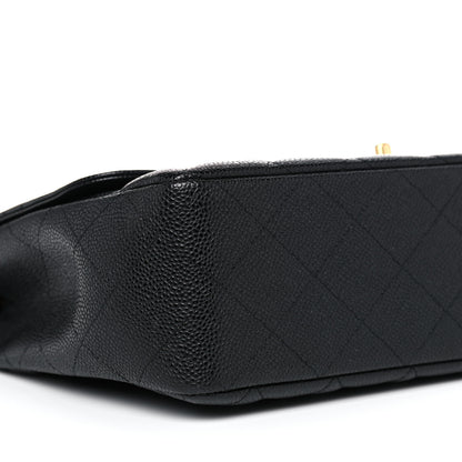 Chanel Caviar Quilted Jumbo Single Flap Black 8 of 13