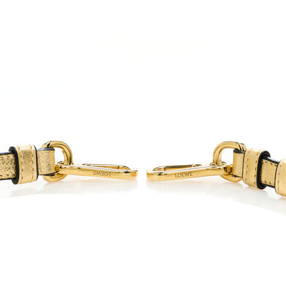 Loewe Metallic Calfskin Bunny Shoulder Bag Strap Gold 3 of 3