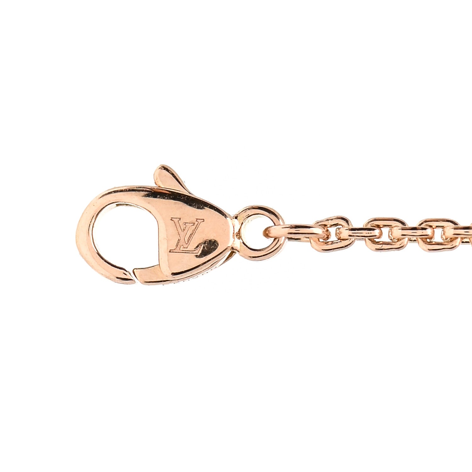 Louis Vuitton 18K Pink Gold Diamond Idylle Blossom LV Bracelet 3 of 4