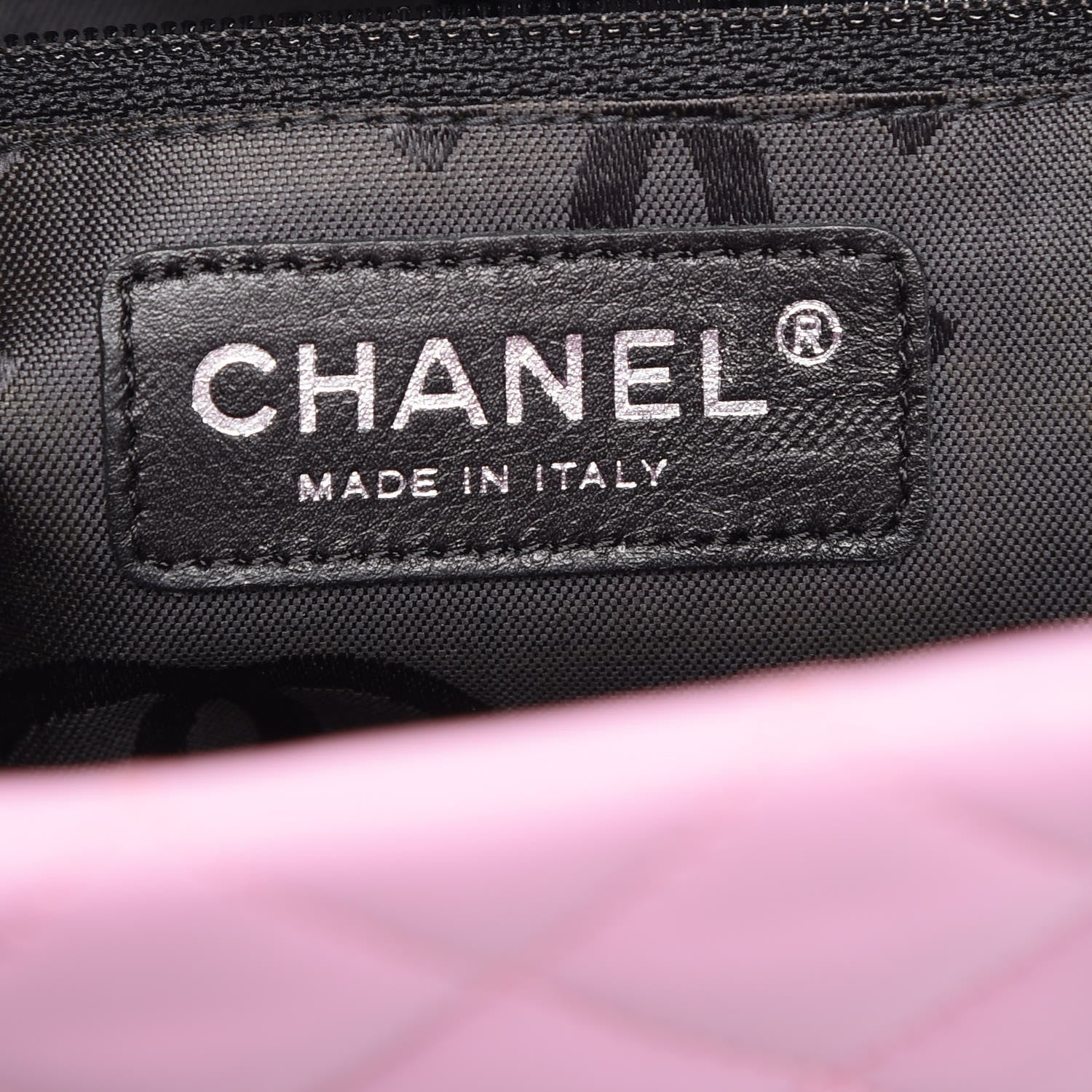 Chanel Calfskin Quilted Medium Cambon Tote Pink Black 7 of 12
