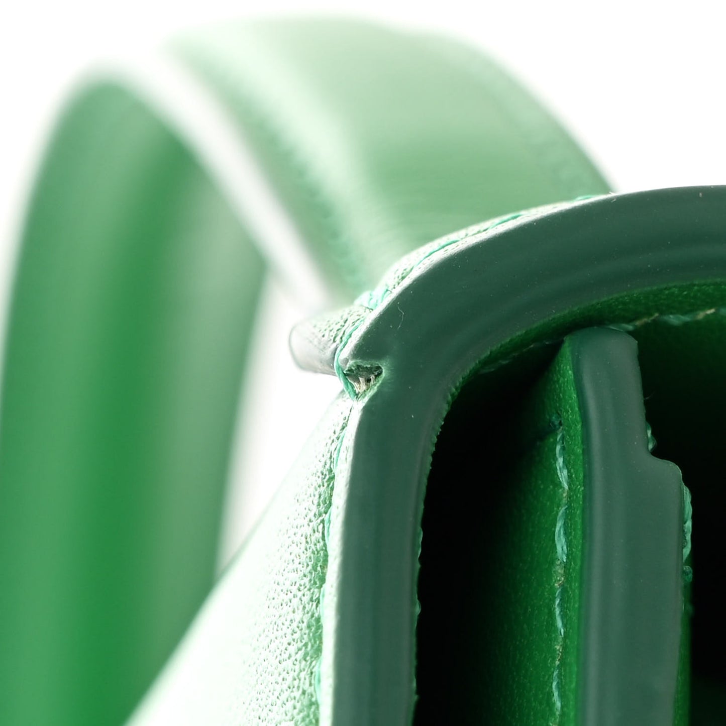 Smooth Calfskin Le Grand Bambino Green
