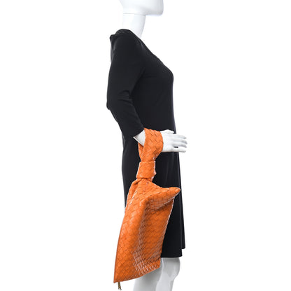 Bottega Veneta Nappa Intrecciato BV Twist Orange 2 of 9