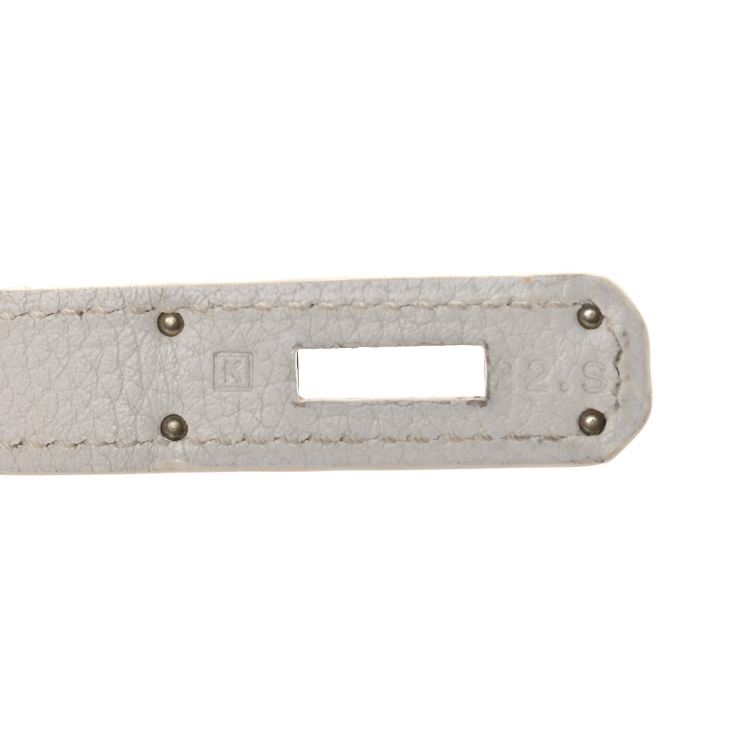 Taurillon Clemence Birkin 35 White