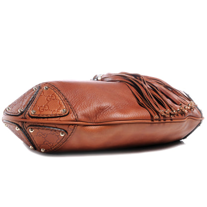 Gucci Leather Guccissima Large Indy Hobo Brown 4 of 9