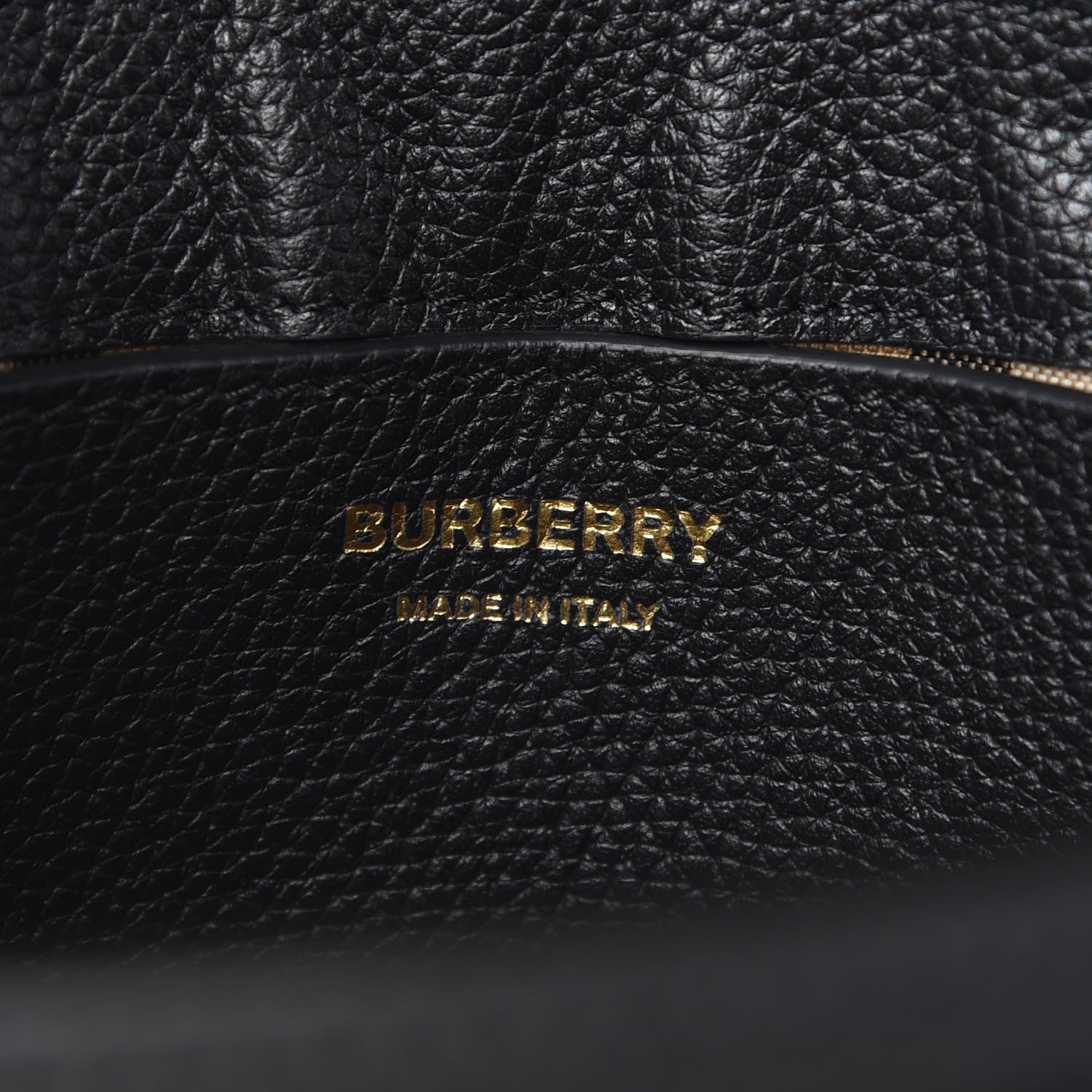 Burberry Grainy Calfskin Vintage Check Note Crossbody Bag Black 6 of 9