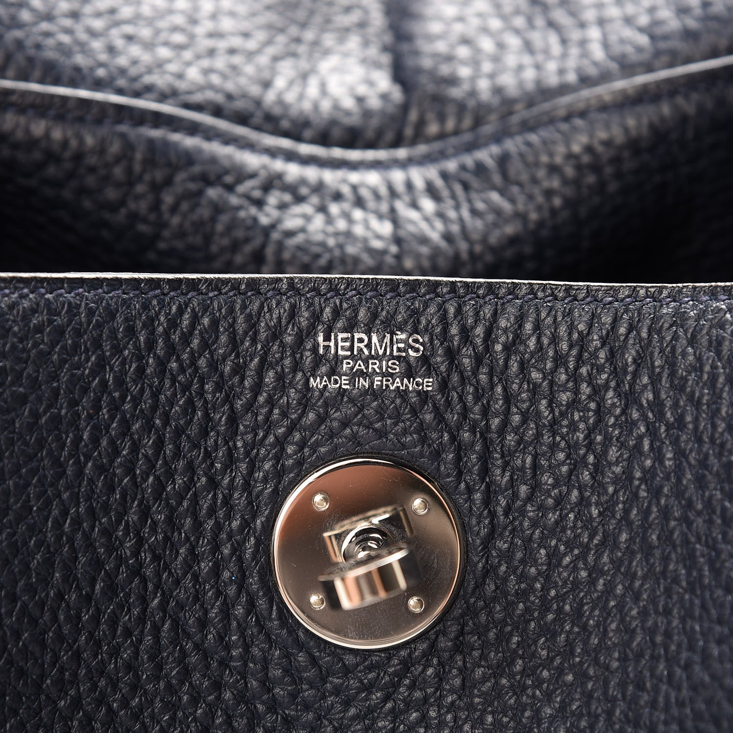 Hermes Taurillon Clemence Lindy 26 Bleu Abysse 6 of 12