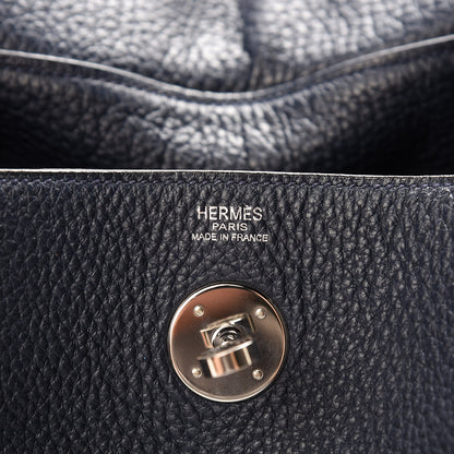 Hermes Taurillon Clemence Lindy 26 Bleu Abysse 6 of 12