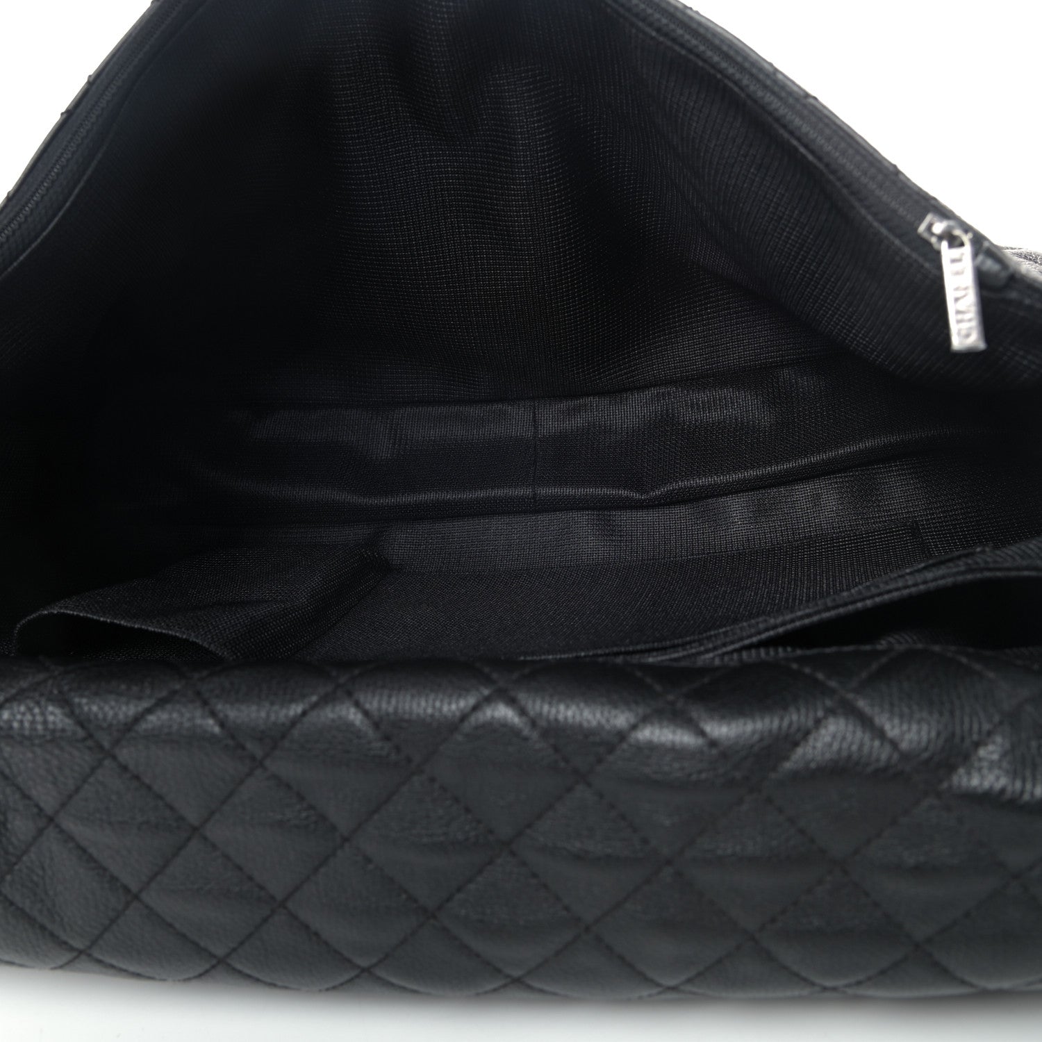 Chanel Calfskin Quilted XXL Travel Flap Bag Black 4 of 9