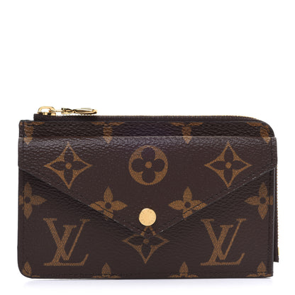 Louis Vuitton Monogram Recto Verso Card Holder Black 1 of 8