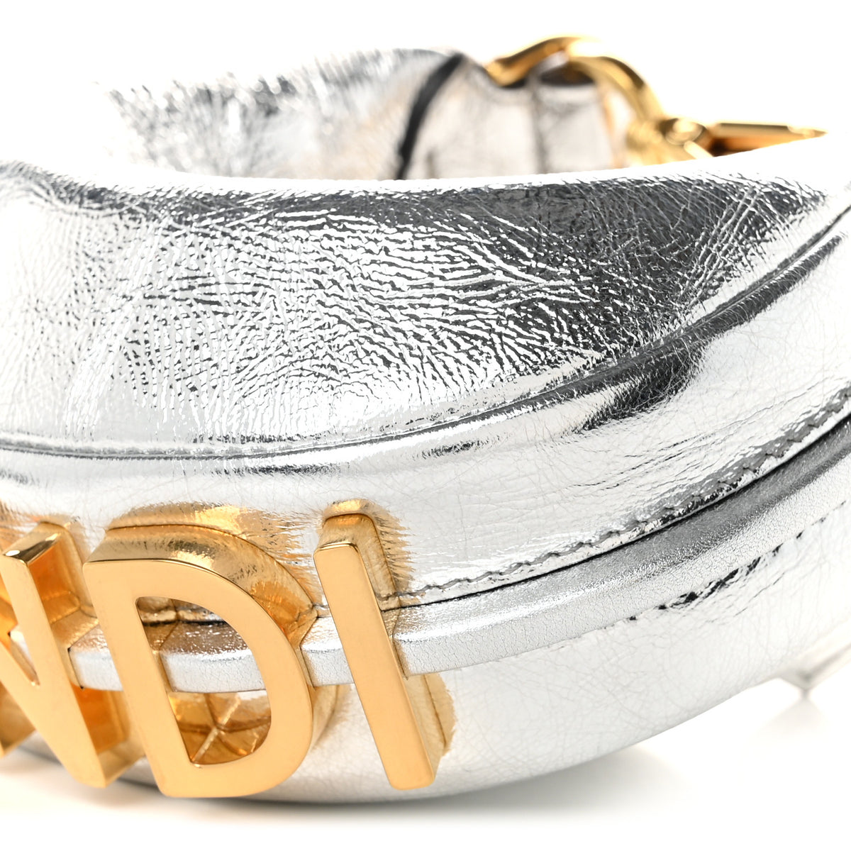 Rock Millenium Nano Fendigraphy Hobo Charm Argento