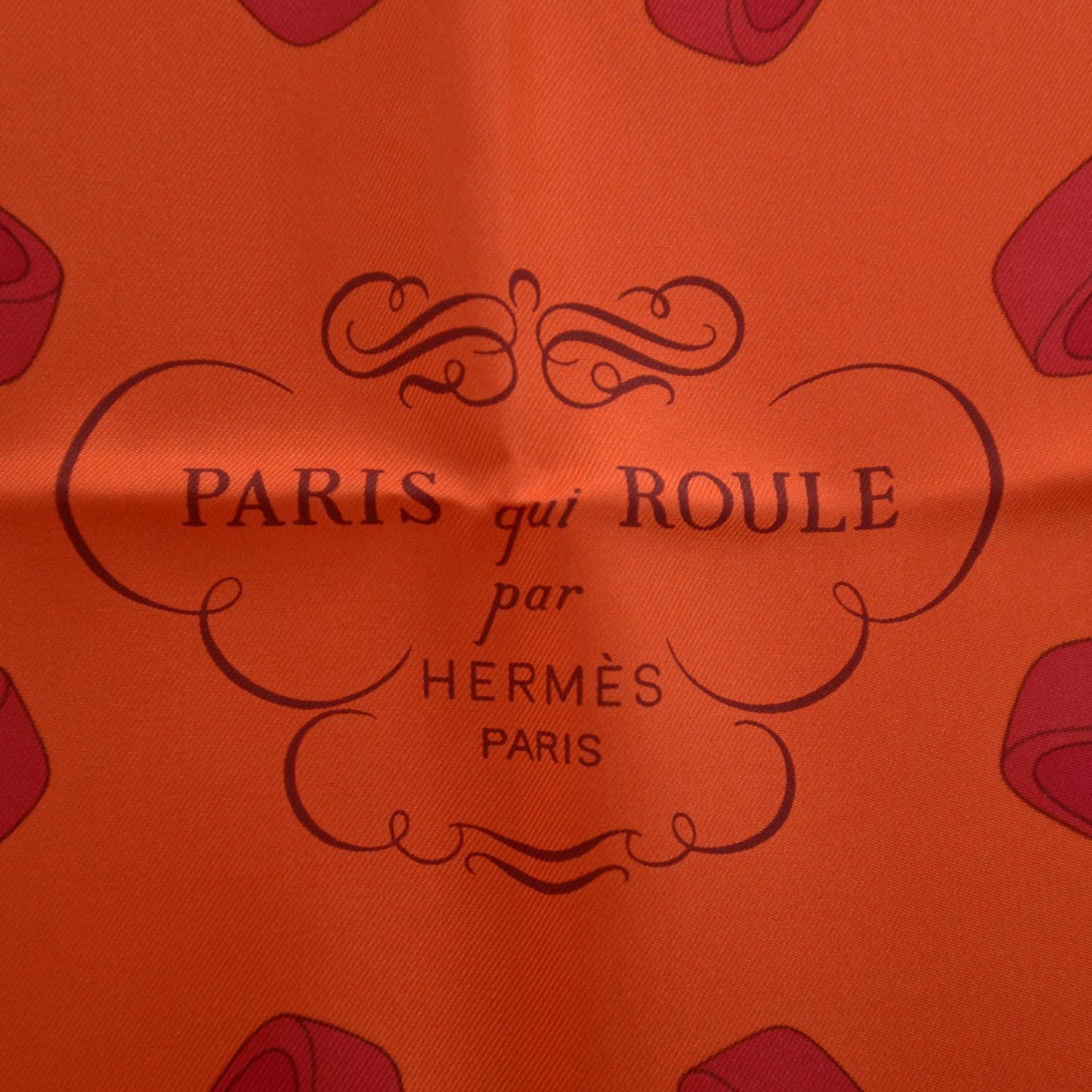 Silk Paris Qui Roule Scarf 90