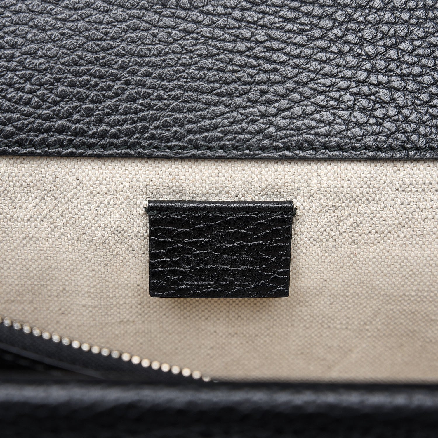 Gucci Pebbled Calfskin Small Dionysus Shoulder Bag Black 6 of 7
