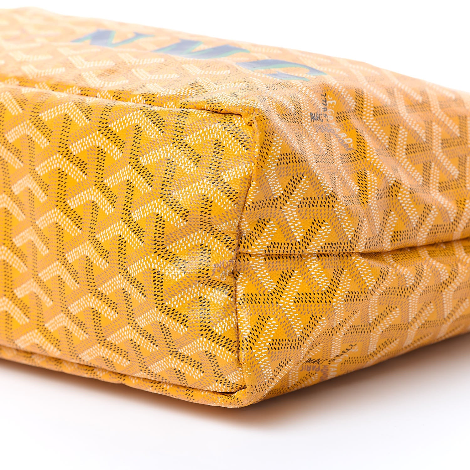 Goyard Goyardine Fidji Zip Hobo Yellow 8 of 13