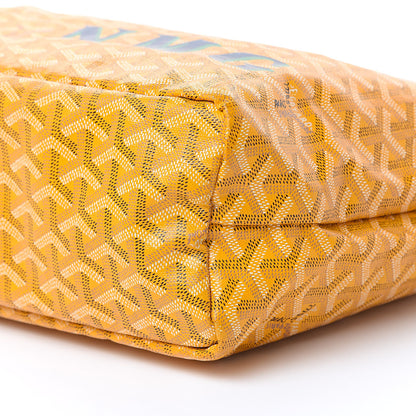 Goyard Goyardine Fidji Zip Hobo Yellow 8 of 13