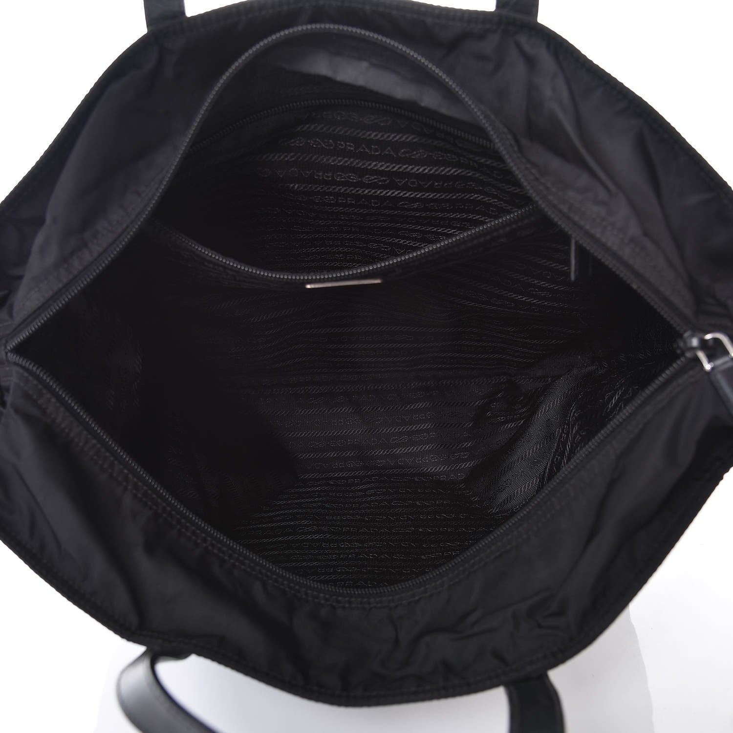 Prada Tessuto Nylon Tote Black 5 of 13