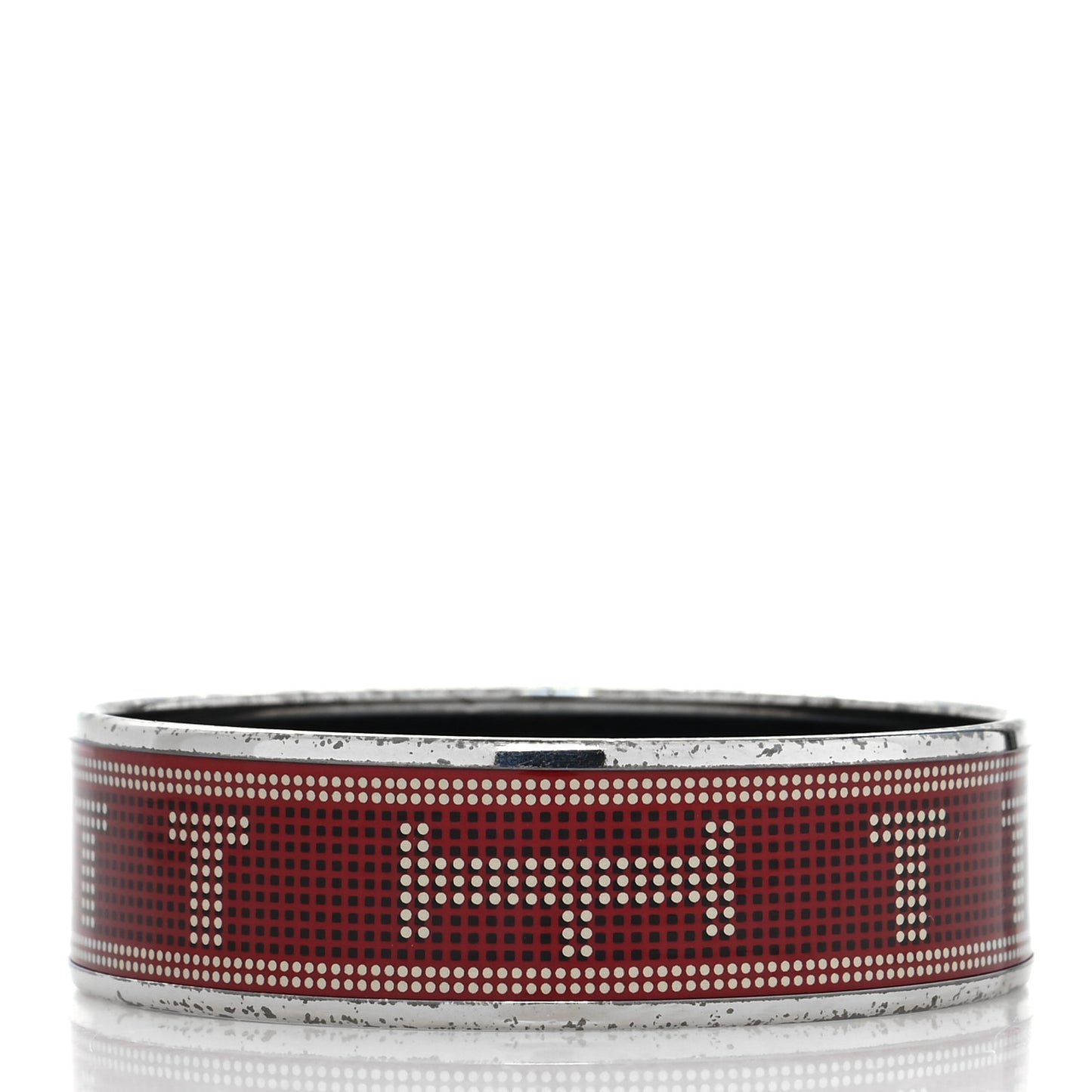Enamel Printed Wide Recherche H Bracelet 70