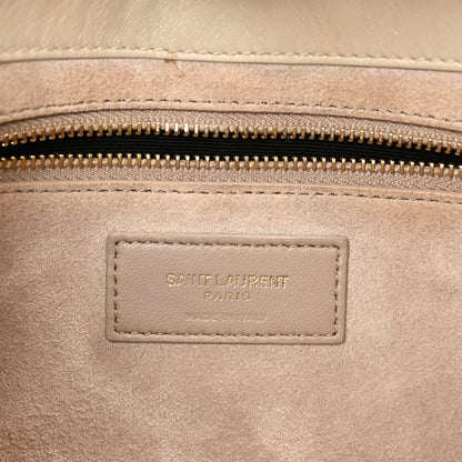 Saint Laurent Smooth Calfskin Le 5 A 7 Hobo Blanc Vintage 6 of 11