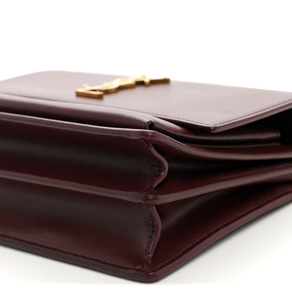 Saint Laurent Calfskin Medium Monogram Sunset Pallisandre 9 of 10