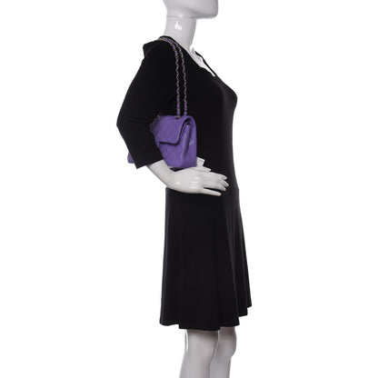 Chanel Caviar Quilted Small Double Flap Purple 2 of 10