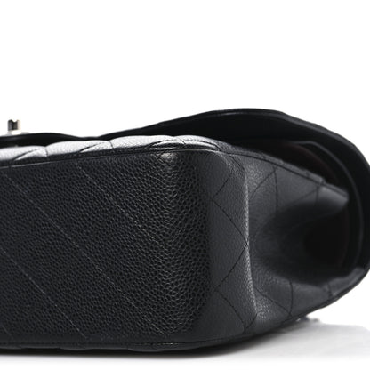 Chanel Caviar Quilted Jumbo Double Flap Black 10 of 10