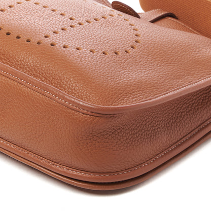Hermes Taurillon Clemence Evelyne III PM Gold 4 of 8