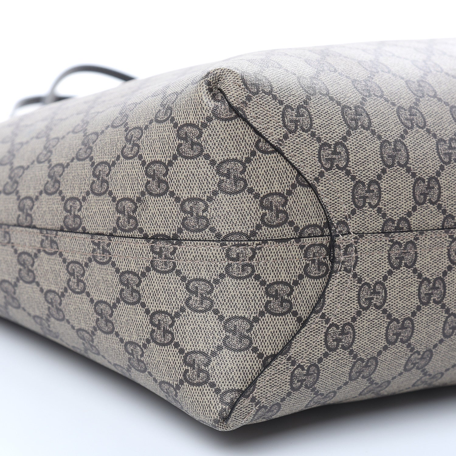 Gucci GG Supreme Monogram Large Reversible Tote Beige Black 10 of 20