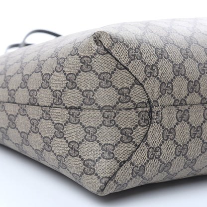 Gucci GG Supreme Monogram Large Reversible Tote Beige Black 10 of 20