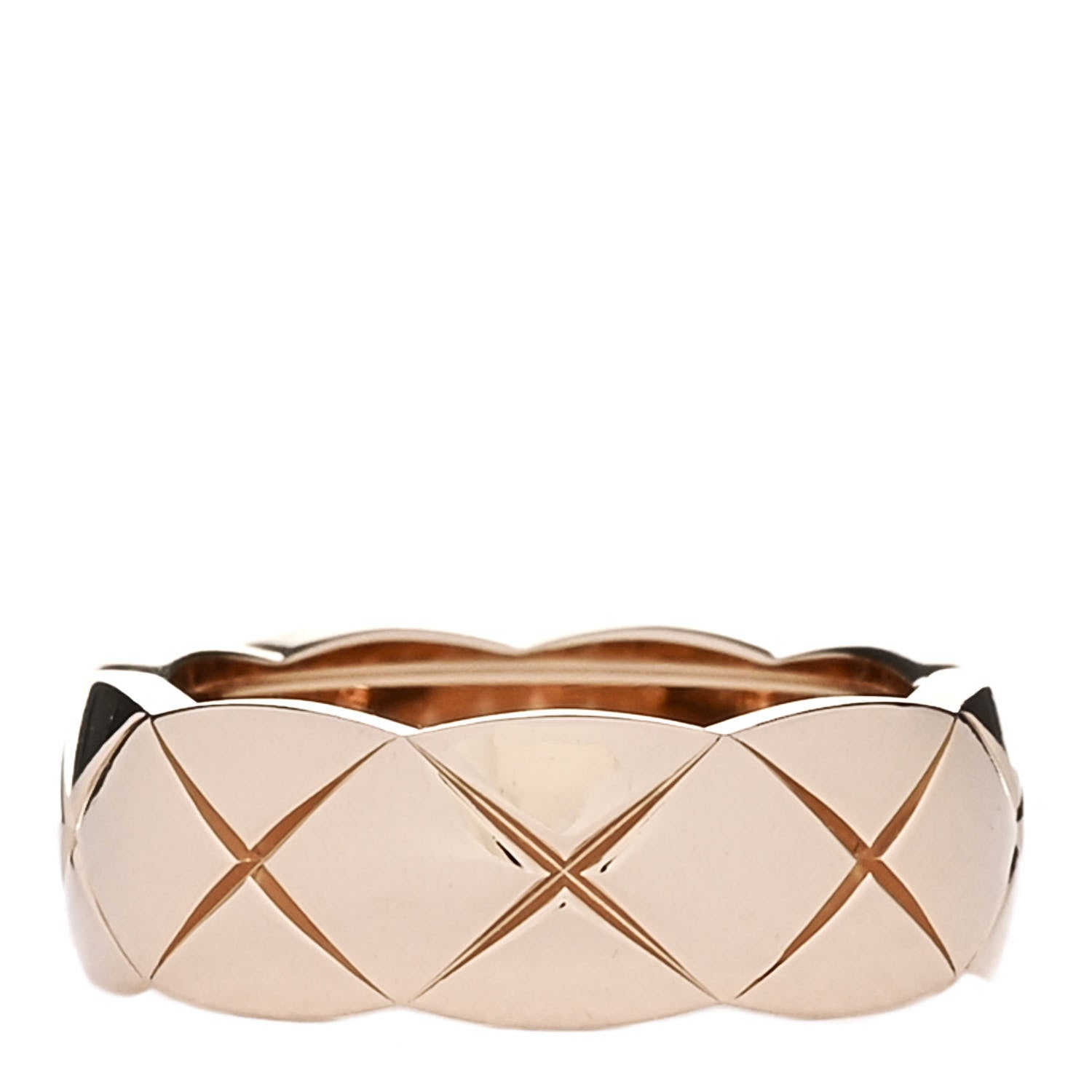 Chanel 18K Beige Gold Small Coco Crush Ring 51 5.75 1 of 6