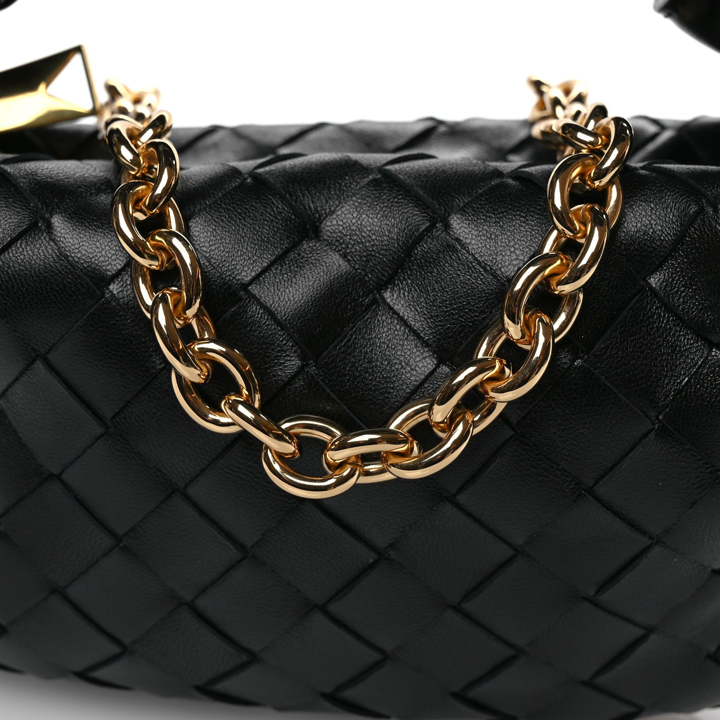 Nappa Intrecciato Mini Chain Jodie Black