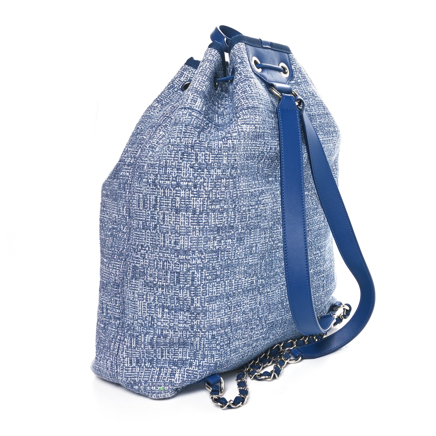 Canvas Large Deauville Backpack Blue