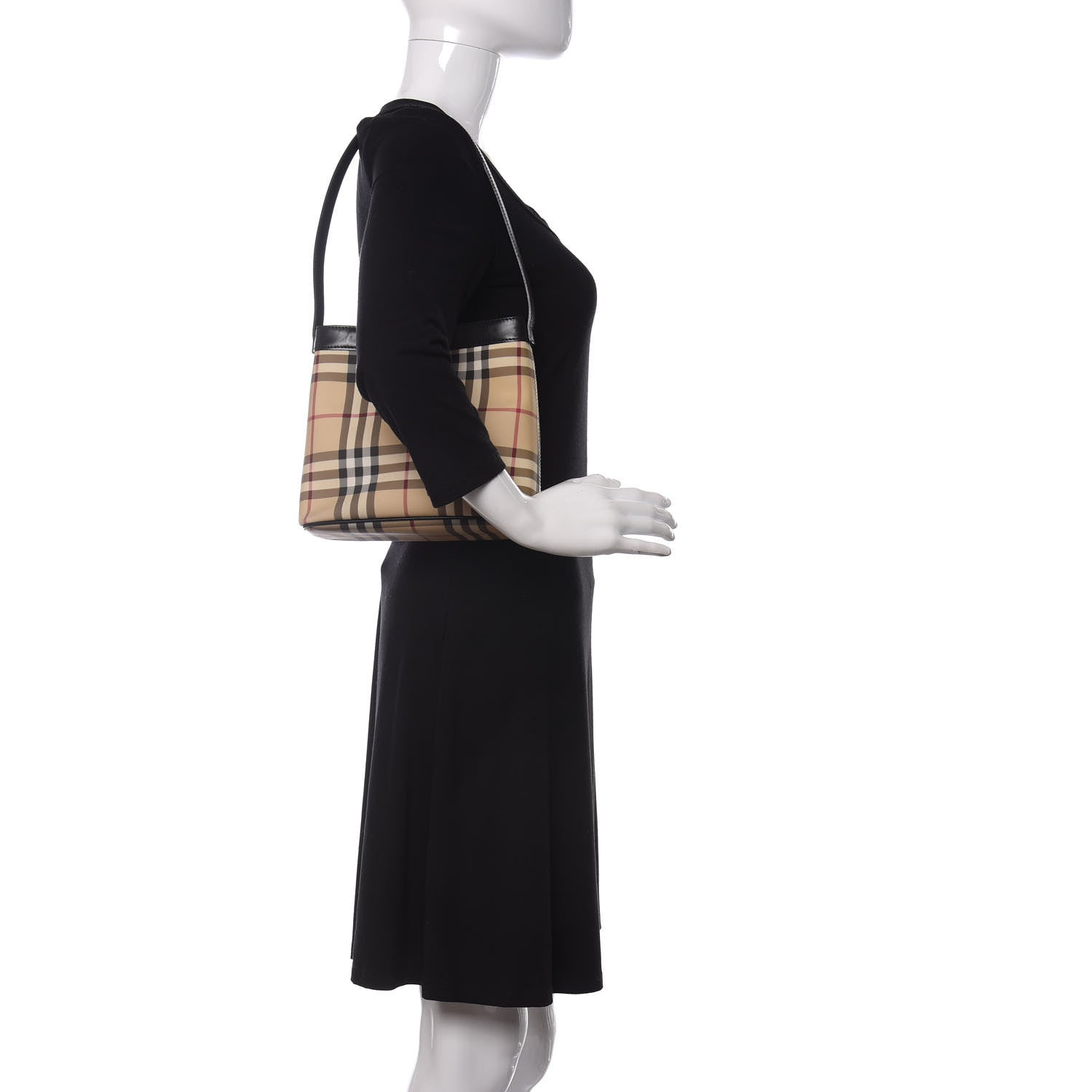 Burberry House Check Shoulder Bag Black 2 of 12