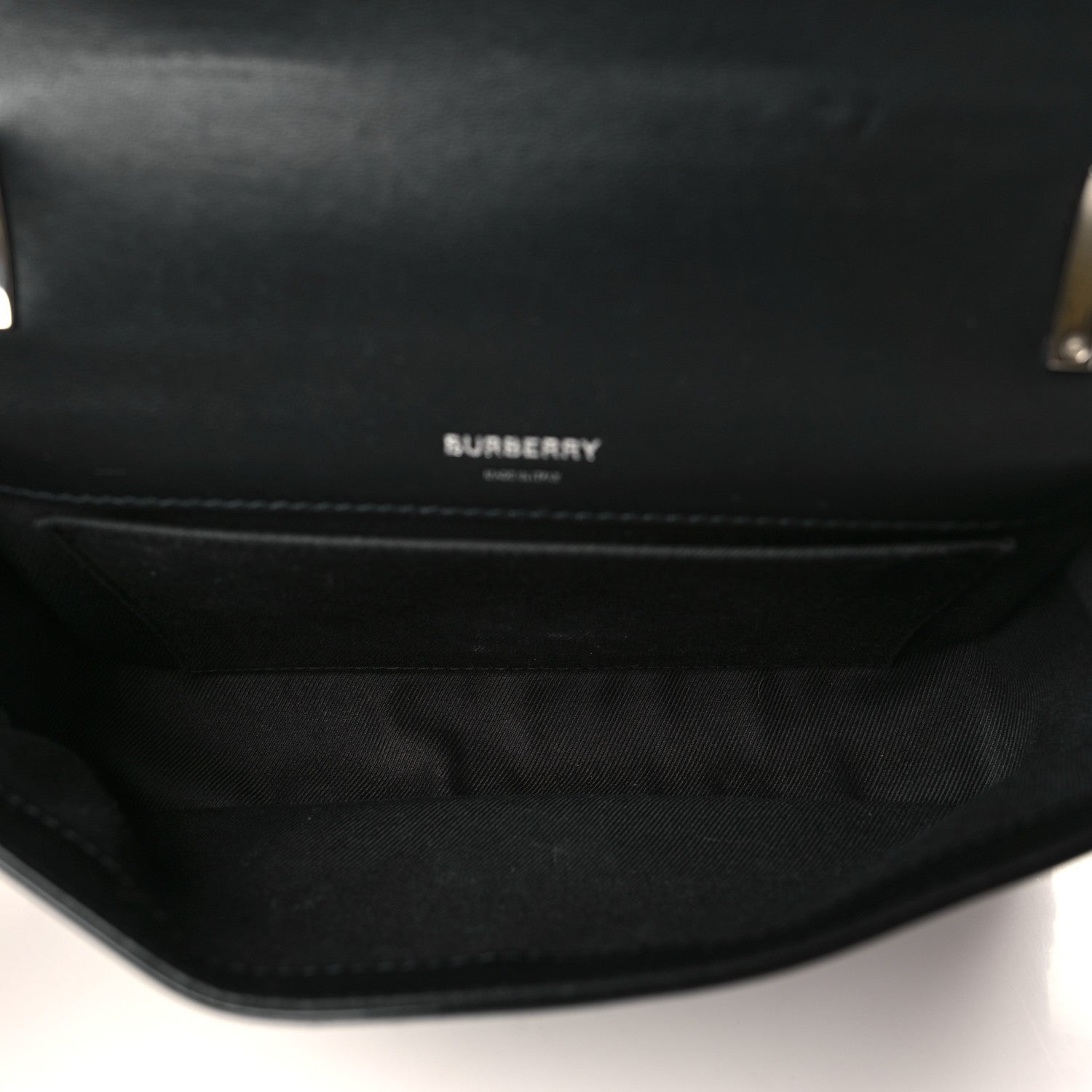 Burberry Patent Kingdom Flap Crossbody Black 5 of 9
