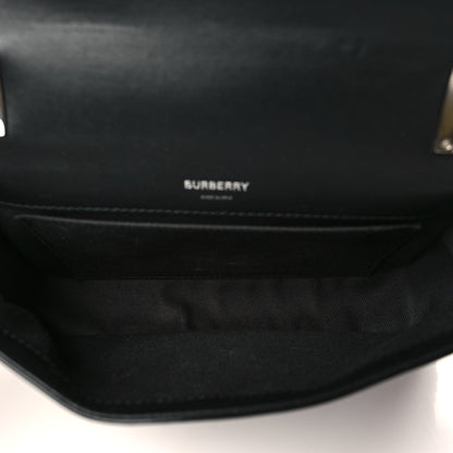 Burberry Patent Kingdom Flap Crossbody Black 5 of 9