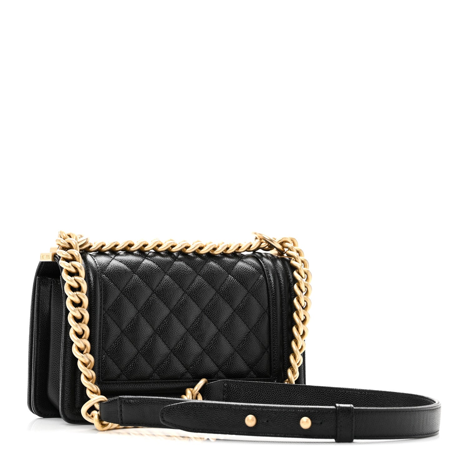 Chanel Caviar Quilted Small Boy Flap Black 3 of 11