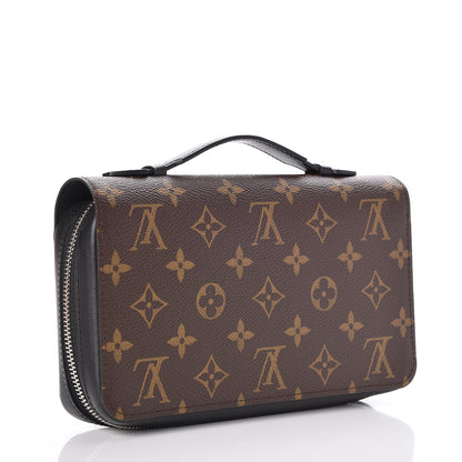 Louis Vuitton Monogram Macassar Zippy XL Wallet 3 of 7