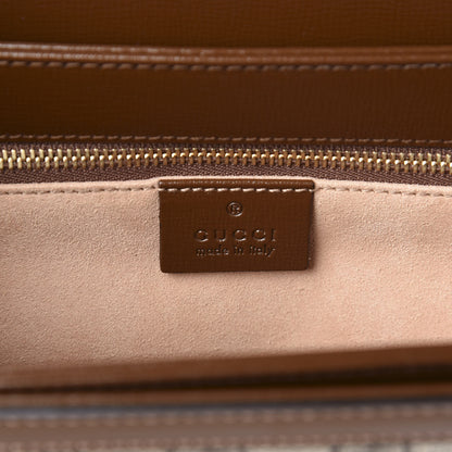 Gucci GG Supreme Monogram Horsebit 1955 Shoulder Bag Beige Brown Sugar 9 of 11