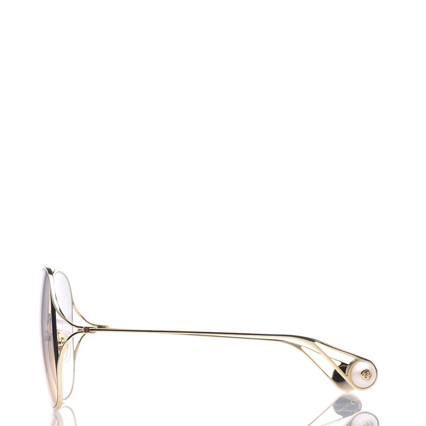 Oversized Round GG0362S Sunglasses Gold