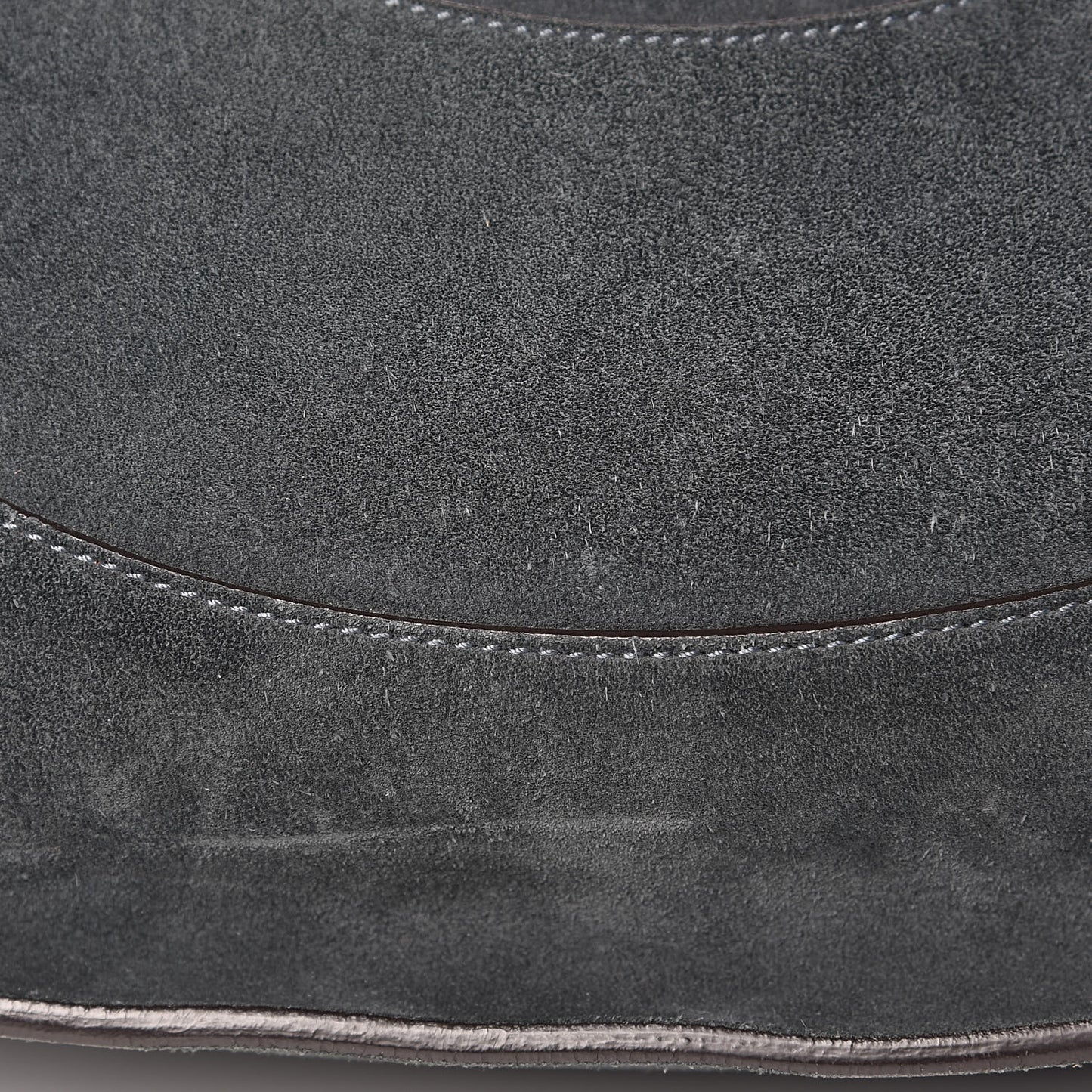 Calfskin Suede Small Hayley Hobo Silver Blue
