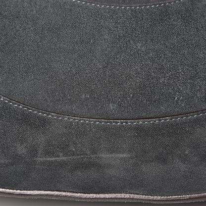 Chloe Calfskin Suede Small Hayley Hobo Silver Blue 13 of 15