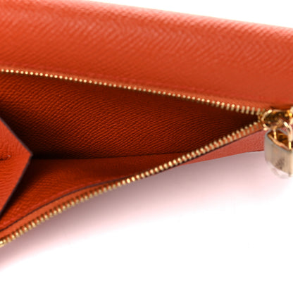 Hermes Epsom Kelly Pocket Compact Wallet Terre Battue 8 of 9