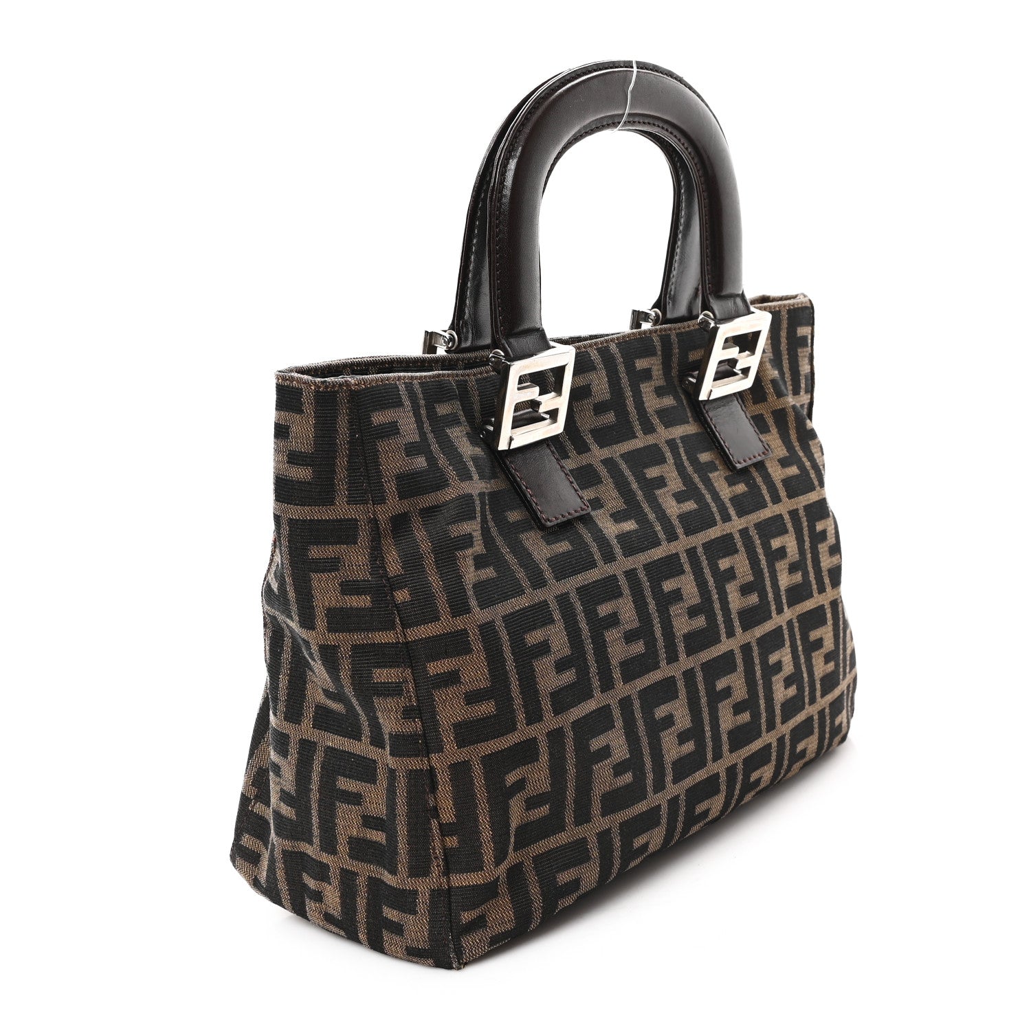 Fendi Zucca Small Holdall Tote Tobacco 3 of 12