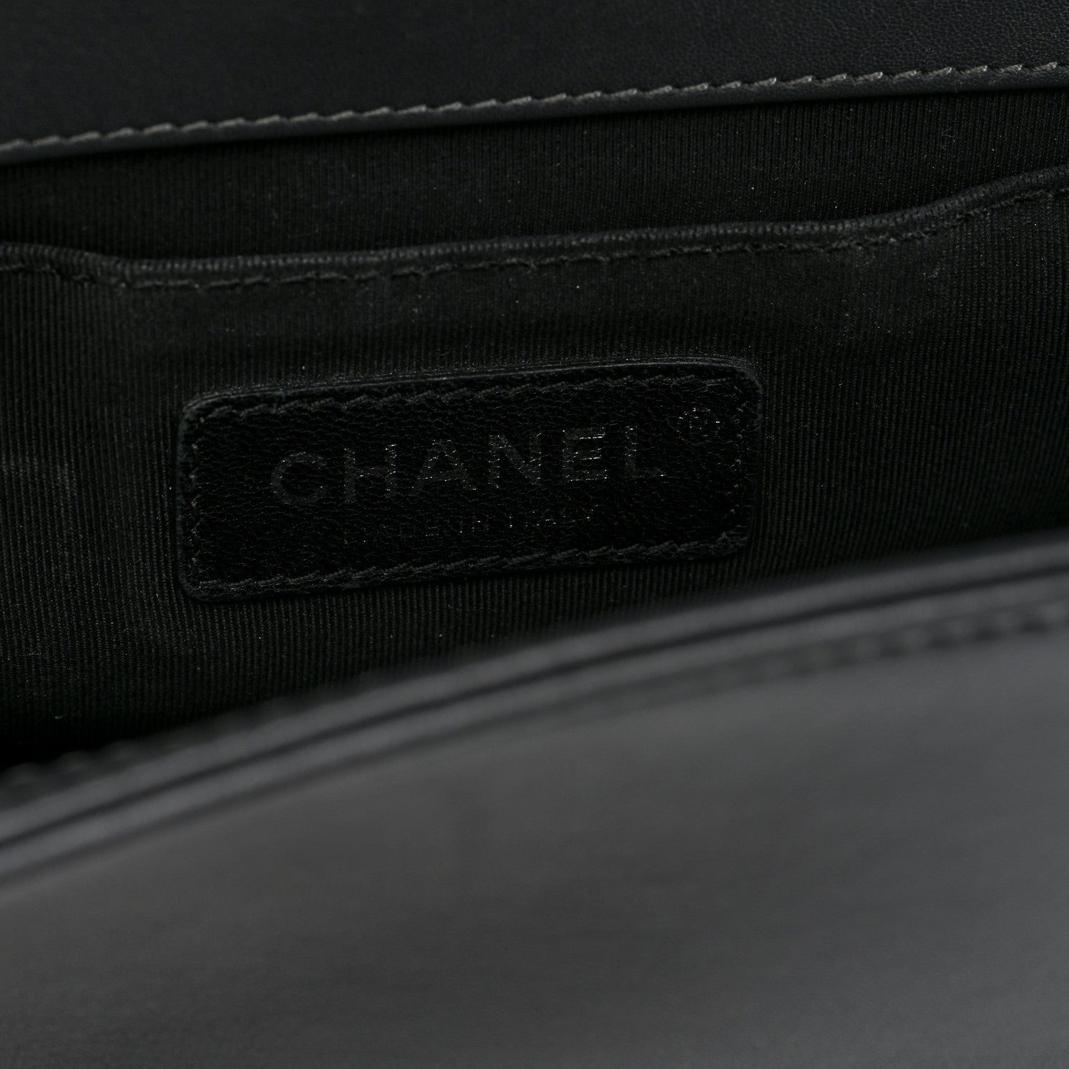 Chanel Tweed Calfskin Medium Boy Flap Grey 6 of 10