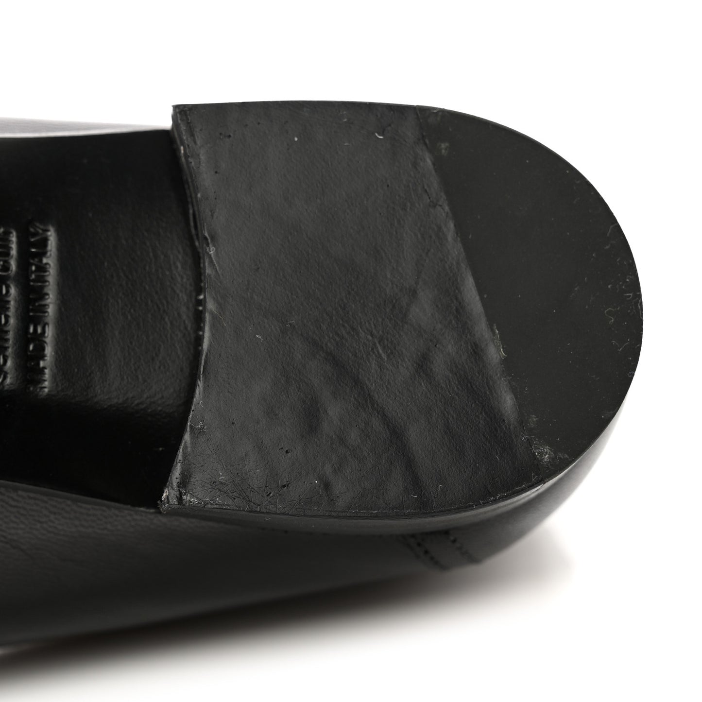 Goatskin Womens Royal Loafers 36.5 Black