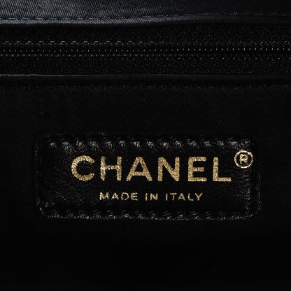 Chanel Suede Lambskin Large Girl Bag Beige Black 8 of 9