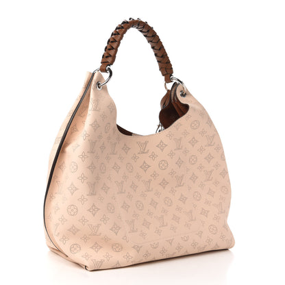 Louis Vuitton Mahina Carmel Hobo Creme 3 of 10