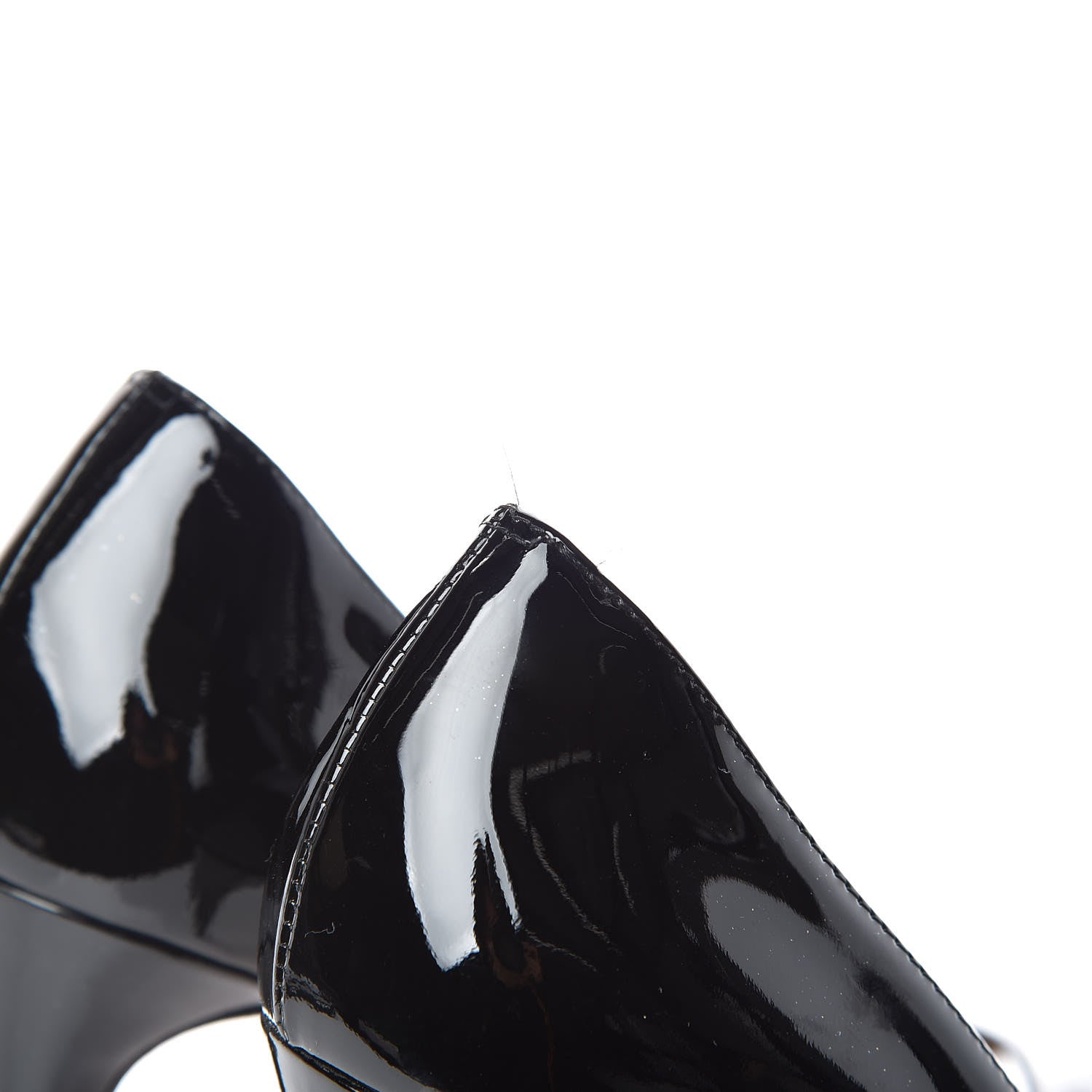 Christian Louboutin Patent New Very Prive 120 Pumps 38 Black 11 of 13